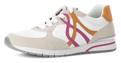 Gabor FLORENZ Keilsneaker - Sneaker in Komfortweite G, ideal für breite Füße, mit OPTIFIT-Wechselfußbett für optimalen Tragekomfort und stylishen Kontrastdetails.