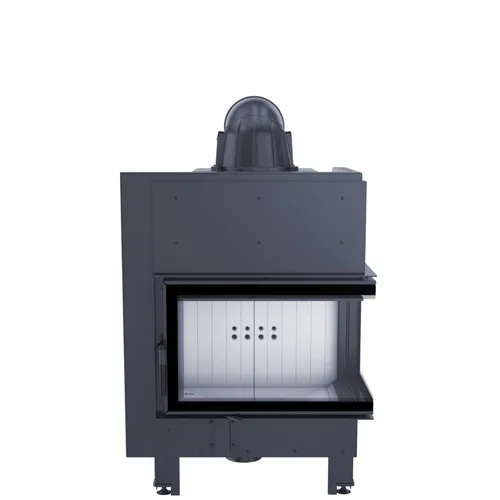 ThermoFlux Kamineinsatz TFD7-KER | Eckscheibe rechts | +Option | 10 kW