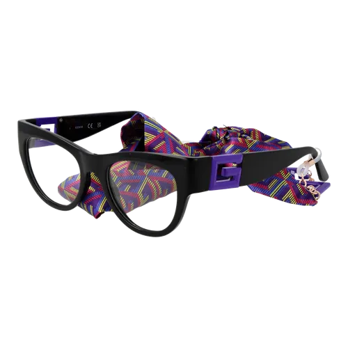 Guess Brillenfassung GU2988 083 50 – Elegante Damenbrille - Moderne Katzenaugen-Brillenfassung in Schwarz aus hochwertigem Kunststoff. Ideal für stilbewusste Damen, inklusive Original-Etui für sicheren Transport.