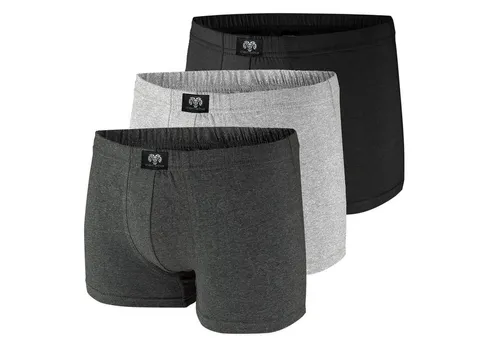 CECEBA Boxershorts (3-St) ohne Eingriff, aufgedoppelter Frontbereich