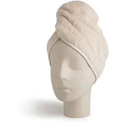 Möve Turban-Handtuch aus 100% naturbelassener Baumwolle - Stylisches Turban-Handtuch, aus weicher, saugstarker Baumwolle gefertigt. Ideal für schnelles Trocknen der Haare mit praktischem Knopfverschluss für sicheren Halt.
