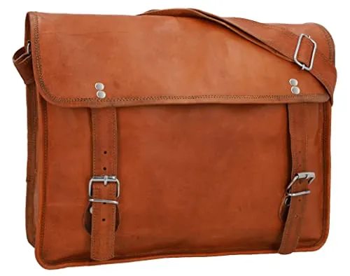 Gusti Leder Laptoptasche John – Stilvolle 15,4