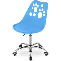 Home Collective Drehstuhl mit Rollen in blau von Home Collective