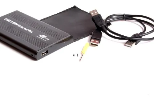 BIGtec SATA Aluminium USB 2.0 Festplattengehäuse 2,5