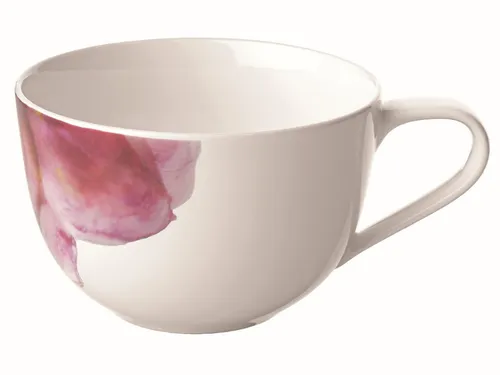 Villeroy & Boch Tasse Rose Garden Frühstücksobertasse 0,45 l, Premium Porcelain