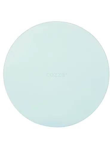 cozze Cozze Pizzabrett aus Kunststoff Ø350x10 mm hellblau in blau von cozze