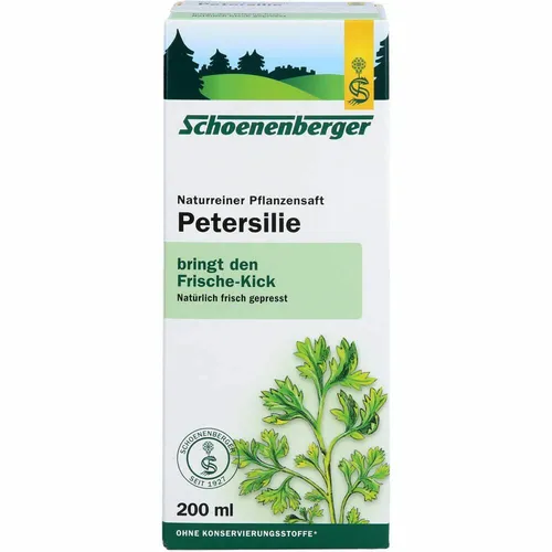 Schoenenberger Naturreiner Pflanzensaft Petersilie