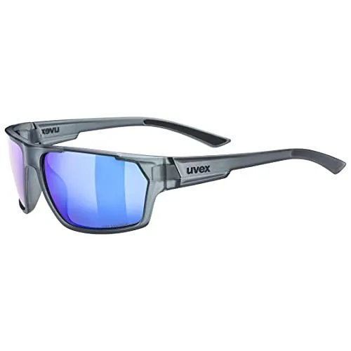 Uvex sportstyle 233 P - Outdoorbrille für optimalen Sonnenschutz - Sportbrille mit Filterkategorie 3 für starken Schutz vor Sonnenstrahlung, druckfreien Sitz und perfekten Halt, ideal für aktive Outdoor-Aktivitäten.