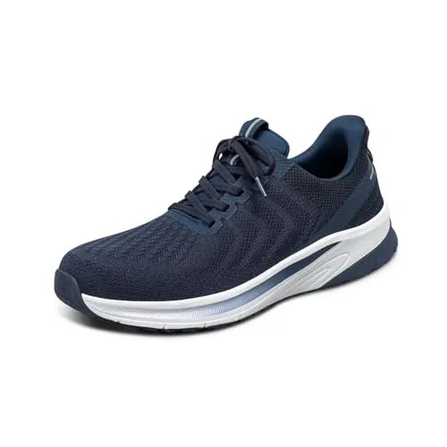 Orthofeet Herren Tilos Slip-in Sneakers – Navy, Größe 47 - Praktische Slip-On-Technologie für einfaches An- und Ausziehen. Mit wasserabweisendem Obermaterial und hochwertiger Dämpfung für hohen Tragekomfort.