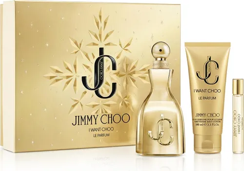 Jimmy Choo I Want Choo Le Parfum 100 ml + Le Parfum MINI 7,5 ml + BL 100 ml (woman)