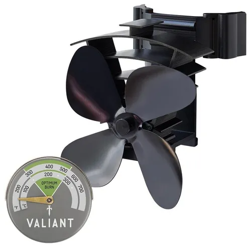 Valiant Remora Rauchrohr Ofenventilator & magnetisches Herdthermometer