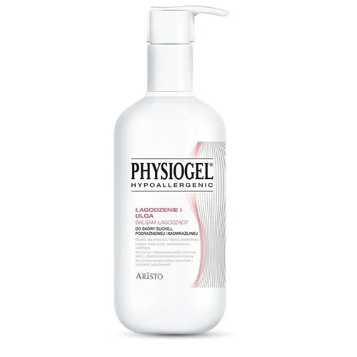 Physiogel Łagodzenie i Ulga Balsam 400ml - Duschlotionen & Duschgels, besonders beruhigend für trockene Haut und bietet langanhaltende Feuchtigkeit.