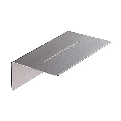 Produktbild Duschablage 20 cm, Edelstahl, rostfrei, zur Verklebung, ohne Bohren - PHOS Design