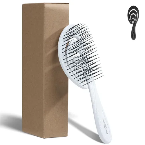 Haarbürste ohne Ziepen Bürste für glatte Haare und Locken Entwirrbürste