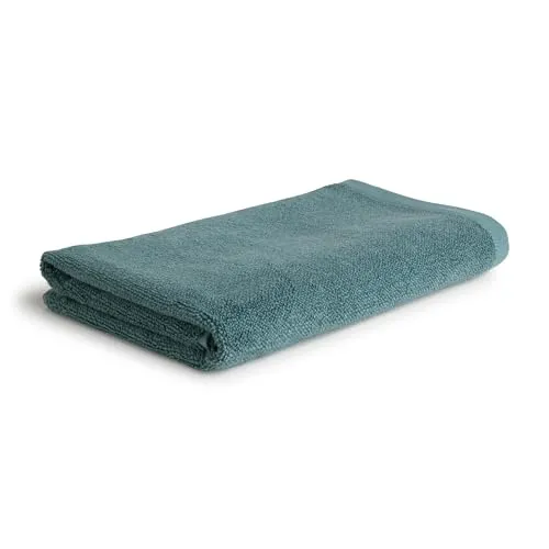 MÖVE Monochrome Small Pearls Duschtuch 67 x 140 cm aus 80% Baumwolle/ 20% Viskose aus Bambus-Zellstoff, Malachite