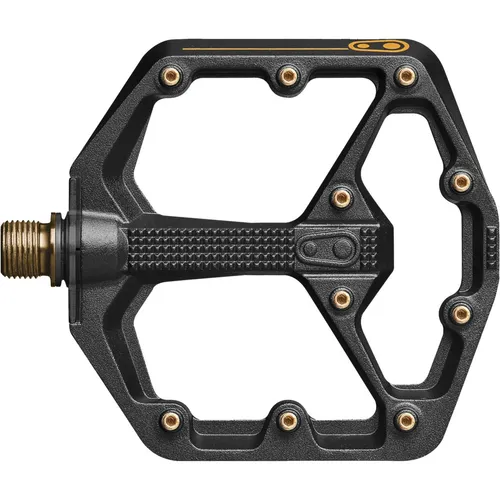 Crankbrothers Stamp 11 Small Pedal MTB, schwarz - Fahrradpedale mit leichtem 6061-T6-Aluminium-Gehäuse, optimale Traktion durch 10 verstellbare Stifte und konkave Plattform für besten Halt.