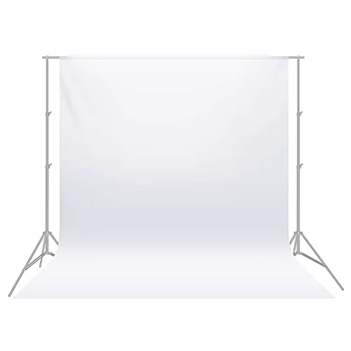Neewer 2,8 x 4 m Fotohintergrund für Fotostudio, 2,8 x 4 m, Hintergrund aus Polyester, Hintergrund Nicht im Lieferumfang enthalten (weiß)