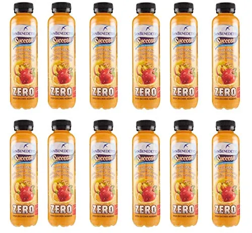 12x San Benedetto Succoso Frutta mix zero PET ohne zucker 40cl Fruchtsaft saft