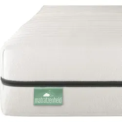 Kaltschaummatratze Wellness 160x200 cm - Ergonomische 7-Zonen Matratze für alle Schlafpositionen - Matratze mit 7 Liegezonen für optimale Unterstützung in jeder Schlafposition. Allergikergeeignet und mit abnehmbarem Bezug für einfache Pflege. Höhe: 18 cm.