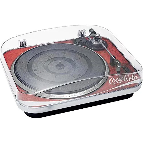 BigBen AU329704 Coca Cola Plattenspieler von Bigben