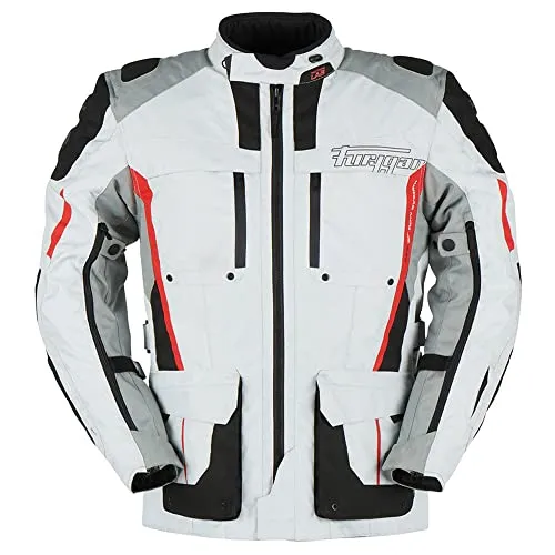 Furygan BREVENT 3IN1 Motorradjacke - Schutzjacken mit D3O Schutz und großen Reflektoren, wasserdicht, winddicht und warm – perfekt für jede Witterung und jedes Abenteuer!