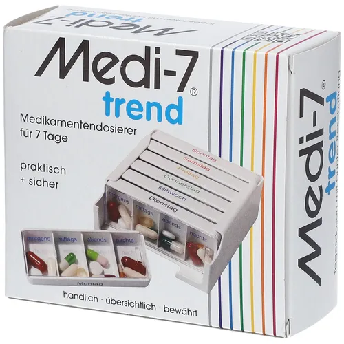 Produktbild MEDI 7 Medikamentendosierer trend – Praktische Pillenorganisation