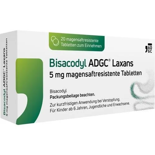 Bisacodyl ADGC Laxans 5 mg