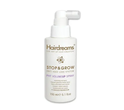 HAIRDREAMS STOP&GROW PHT Kopfhaut VolumeUp Spray - 150ml - Haarwuchsmittel für alle Altersgruppen, reduziert Haarausfall effektiv und sorgt für volles Volumen. Ideal für unisex Anwendung.