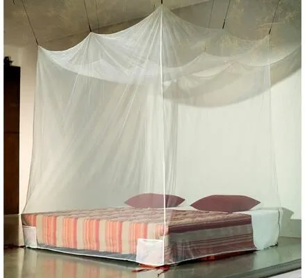 Cocoon Box Double Moskitonetz, Polyester, weiß in weiß von Cocoon