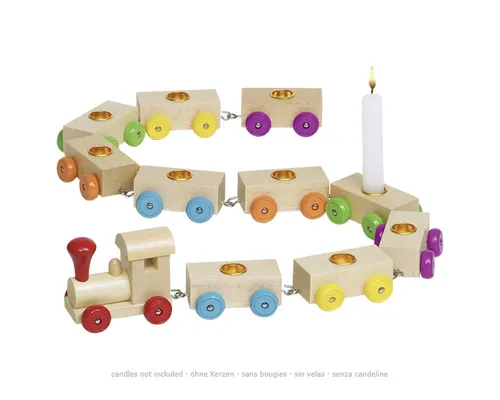 Goki Wooden Birthday Train 75cm von goki
