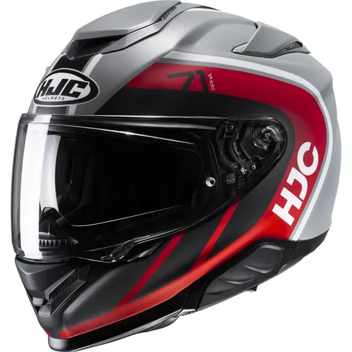 HJC RPHA 71 Mapos MC1SF Integralhelm S - Motorradhelm der Premium-Sporttouring-Klasse mit verbesserter Stoßfestigkeit und aerodynamischem Design für maximalen Fahrkomfort. Kompatibel mit SMART HJC Bluetooth-System für nahtlose Kommunikation.