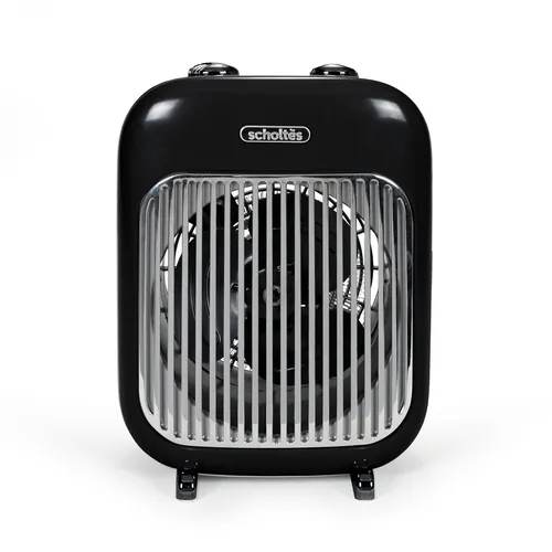 Scholtes 2000-Watt Heizlüfter Schwarz