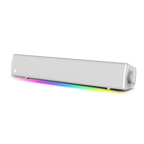 Sound Blaster GS3 Soundbar - Weiß, Bluetooth & USB-C - Soundbar in elegantem Weiß mit Bluetooth und USB-C für kabellosen Musikgenuss, ideal für jedes Zuhause.