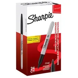 Sharpie Permanent Marker Set in schwarz von Sharpie