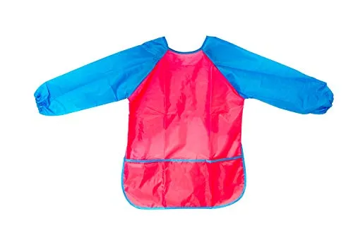 TSI Malschürze für Kinder 60 x 44 cm, Farbe pink/hellblau, Art. Nr. 49283-P