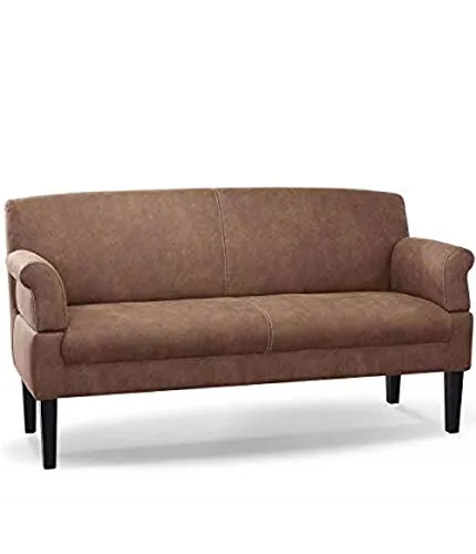 CAVADORE 3-Sitzer Küchensofa Malm in Lederoptik von CAVADORE
