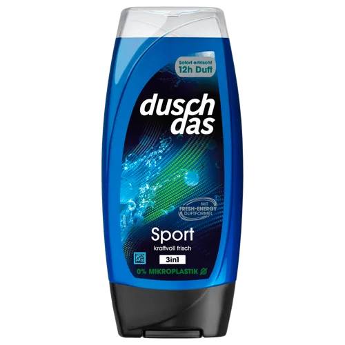 Duschdas Sport 3 in 1 Duschgel und Shampoo