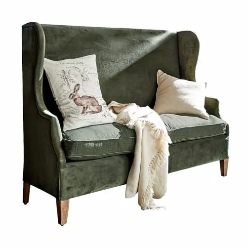 Loberon Sofa Ombra, klassischer Ohrenbacken-Stil von LOBERON