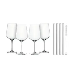 Nachtmann Cocktail- / Spritzgläser 4er Set Tastes Good - Gläser & Karaffen: Hochwertige Kristallgläser mit Glastrinkhalmen, erhöhte Bruchfestigkeit für stilvolles Trinken und lange Haltbarkeit.