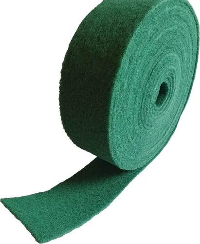 Schleifvlies - Reinigungsvlies Korn 320 Grün Vlies 10 Meter Schleifvliesrolle