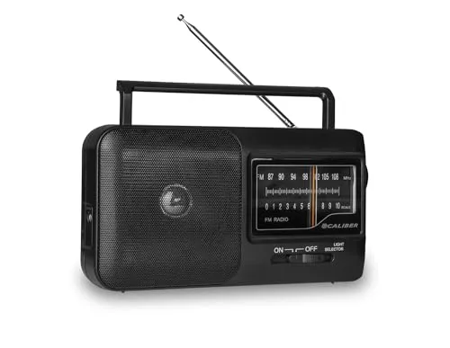 Caliber Retro Radio FM – Tragbares Vintage Radio mit Kopfhöreranschluss