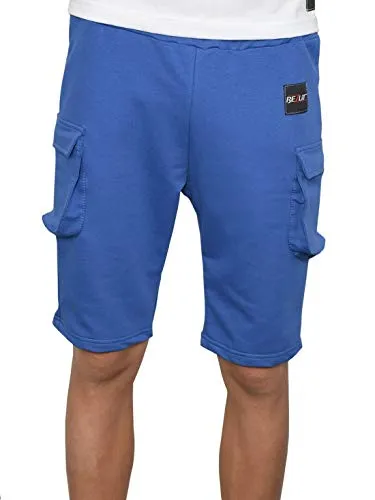 BEZLIT Jungen Shorts Kinder Kurze-Hose Cargo Capri Short Hosen Strech 30079 Blau 116/122