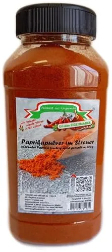 EIGENMARKE Paprika edelsüß Paprikapulver 450g | Gastro Streuer, für die Gastronomie