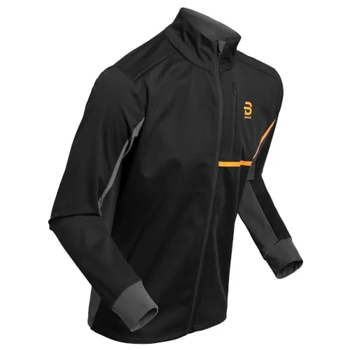Daehlie Jacket Mobility black (99900) L - Langlaufjacke für Herren mit beeindruckender Wassersäule von 10.000 mm und Atmungsaktivität von 10.000 g/m². Ideal für wechselhaftes Wetter, bietet sie Komfort, Bewegungsfreiheit und ist umweltfreundlich dank bluesign APPROVED Textilien.