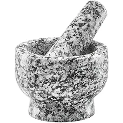 ZELLER PRESENT Mörser & Stößel-Set Granit grau