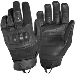 Pentagon Herren Stinger Handschuhe Schwarz Größe L - Allzweck-Handschuhe aus hochwertigem Veloursleder, atmungsaktiv und mit verstärkter Handfläche für optimalen Schutz und Tragekomfort.