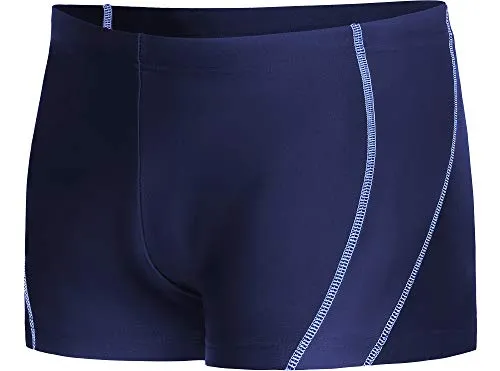 Ladeheid Badeshorts Herren Badehose LA40-168 in Blau 5XL - Herren-Bademode, sportliche und bequeme Badeshorts aus 80% Polyamid und 20% Elasthan, ideal für Strand und Schwimmbad.
