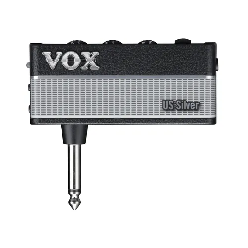 Vox amPlug3 AP3-US – Taschenkopfhörerverstärker für Gitarre - Kopfhörerverstärker für E-Gitarren mit authentischem amerikanischen Sound, integrierten Effekten und Rhythmusmustern für vielseitiges Spielen.