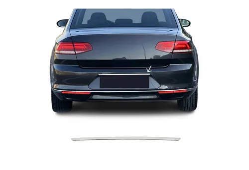 OMAC Zierleisten-Aufkleber Kofferraumöffner für VW Passat B8.5 Variant 2019-2021 - Hochwertiger Edelstahl-Zierleisten-Aufkleber für Ihren VW Passat. Schützt vor Kratzern und verleiht Ihrem Auto eine elegante Optik. Einfache Montage ohne Bohren, perfekt für den täglichen Einsatz.