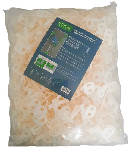 Hufa Fliesen Nivelliersystem mit 1000 Zuglaschen von HUFA